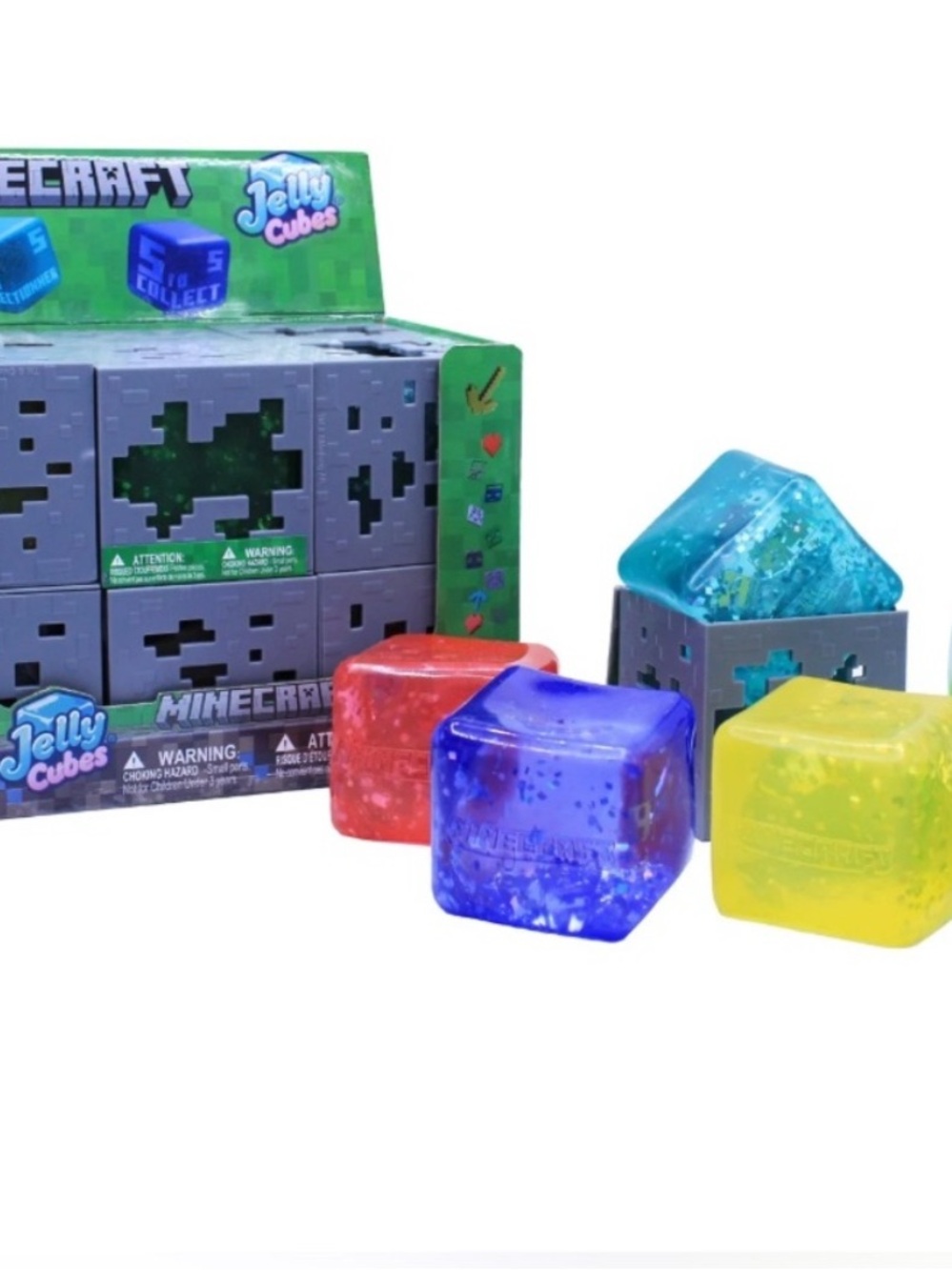 Viral Minecraft Purple Jelly Cubes New in Box